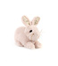 Bébé lapin rose doux – Compagnon décoratif élégant