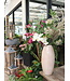Vase en terre cuite beige rosé 6 po