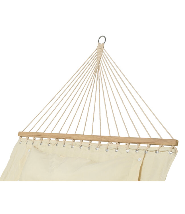 Hamac coussiné crème 4,5 pi | Confort et détente comme allié