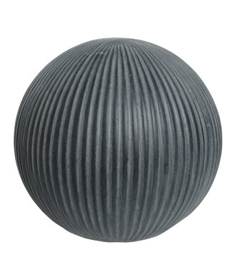 Boule anthracite ligné en argile