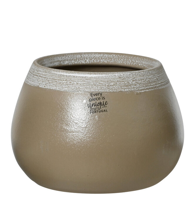 Cache-pot terre cuite rond brun 7,5 po | Style naturel & décor intemporel