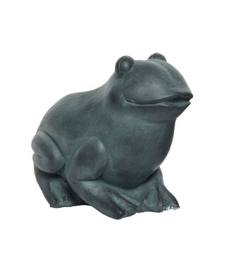 Statue grenouille anthracite 12,5 po