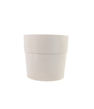 Scheurich Pot Groove ivoire 11 pouces