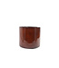 Cache-pot métal couleur rouille | Collection Upcycle, design durable et écoresponsable