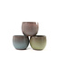 Scheurich Cache-pot Linara vert glacé 6,5 po