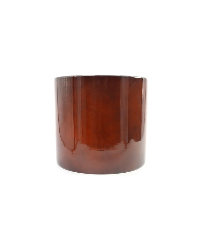 Cache-pot métal couleur rouille | Collection Upcycle, design durable et écoresponsable