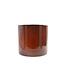 Cache-pot métal couleur rouille | Collection Upcycle, design durable et écoresponsable