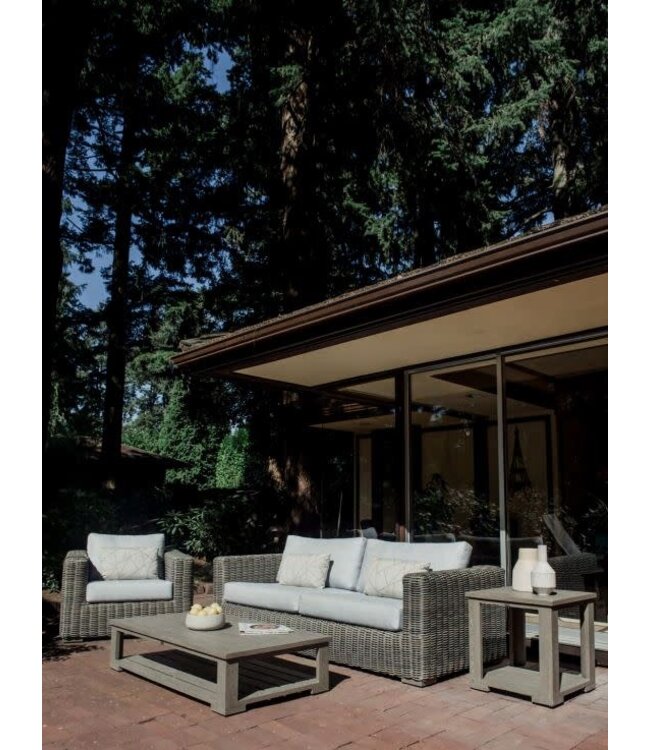 Table à café Cubo pearl grey - Lignes droites pour tous les styles