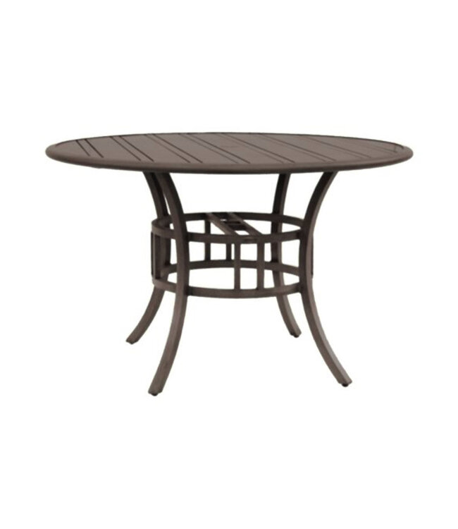 Table à diner Arlington ronde 48 po | Espace extérieur stylisé