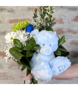 Signé Garneau Arrangement naissance peluche