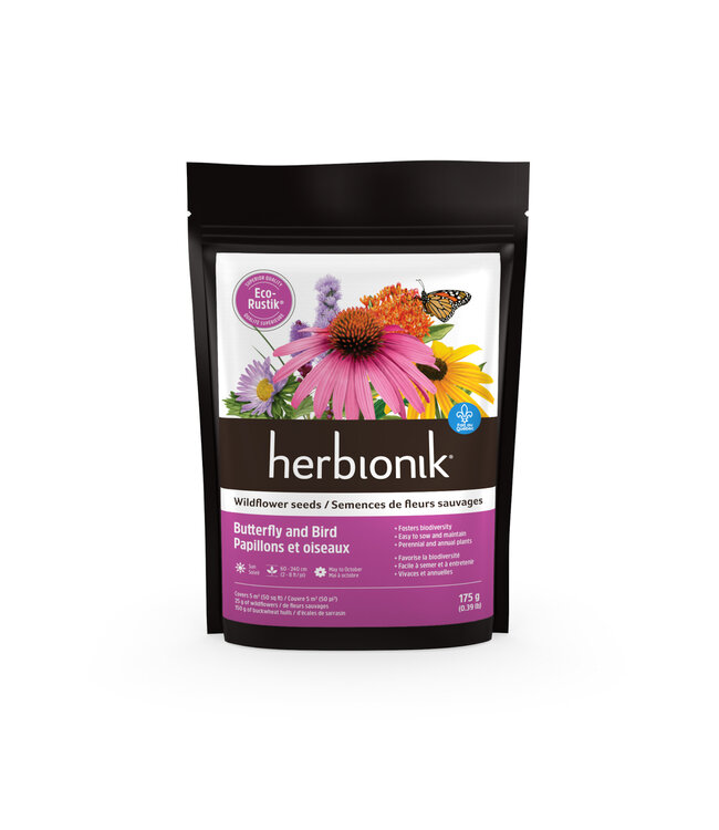 Semence Herbionik Eco-Rustik papillons et oiseaux 175 g