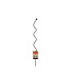 Peacock Mini Tuteur spirale 22 po