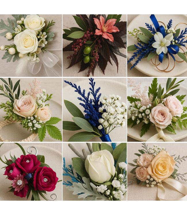 Bracelets floraux d'inspiration | Se démarquer pour un bal inoubliable