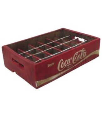 Caisse de bois Coca-Cola pour 24 bouteilles 19x13 po