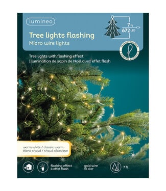 Grappe lumières micro LED blanc chaud