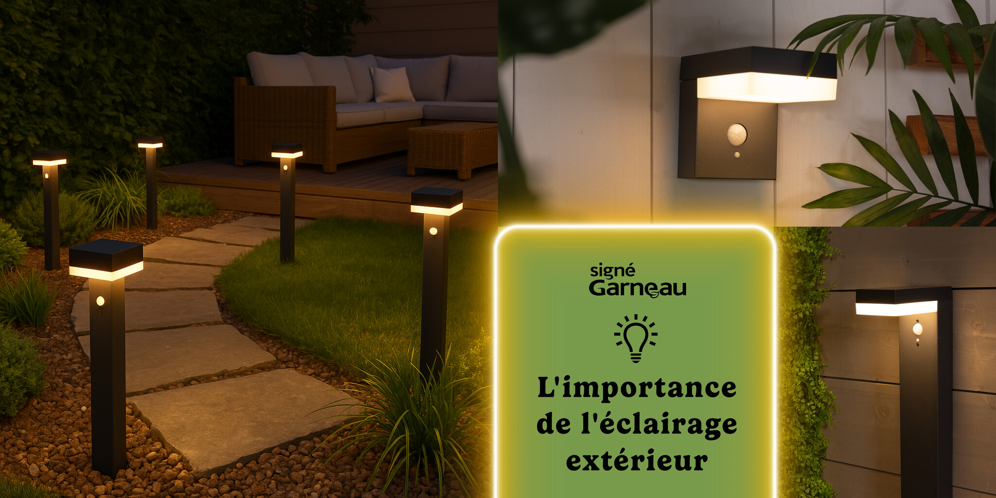 L'importance de l'éclairage extérieur: transformez votre jardin avec des lampes solaires!