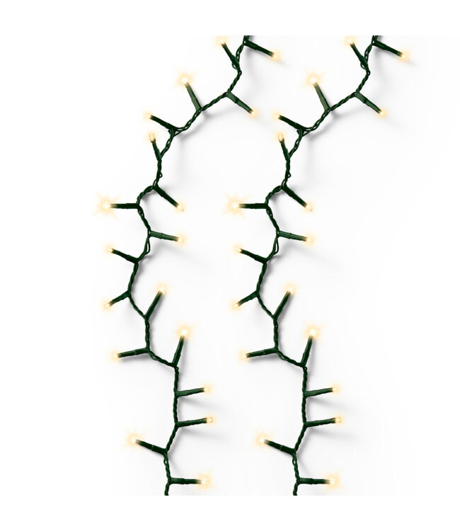 Lumières compact LED fils vert champagne 500 lum. / 36 pi | lueur élégante & ambiance raffinée