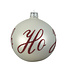 Boule de verre "Ho Ho Ho" | Décoration joyeuse et festive