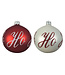 Boule de verre "Ho Ho Ho" | Décoration joyeuse et festive