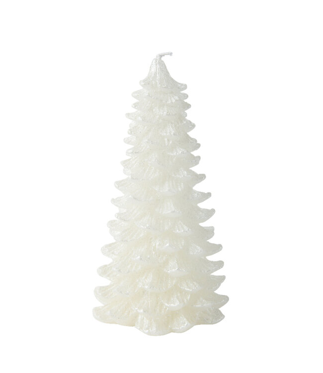 Chandelle sapin blanc | Déco maison et ambiance Noël