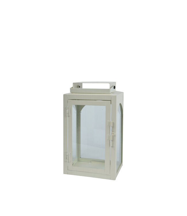 Lanterne en métal blanche | Élégance et douceur pour votre décor