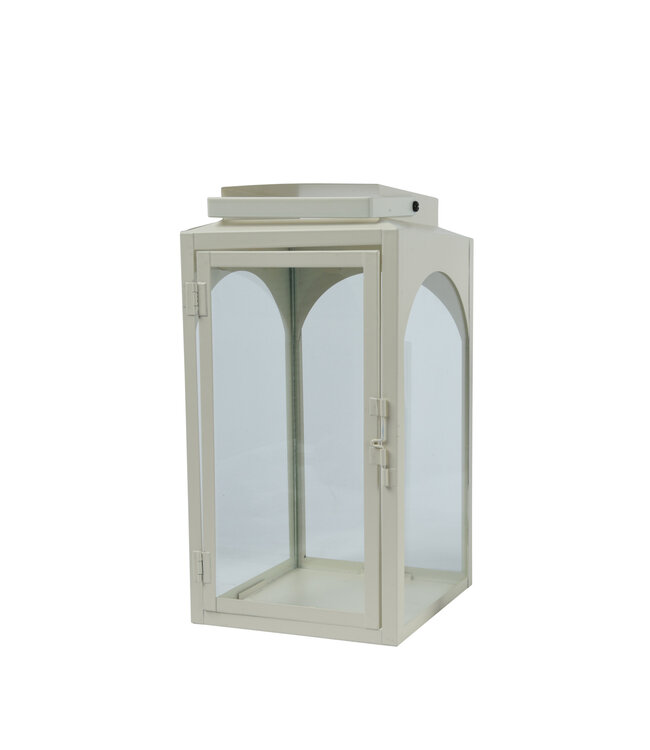 Lanterne en métal blanche | Élégance et douceur pour votre décor