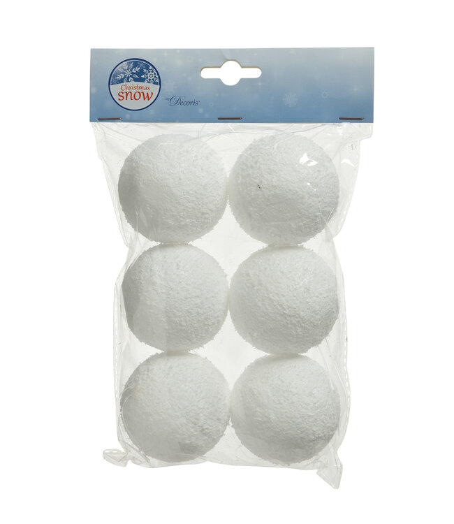 Boules en mousse blanches | Accessoires décoratifs