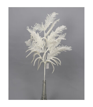 Branche de feuillage blanc