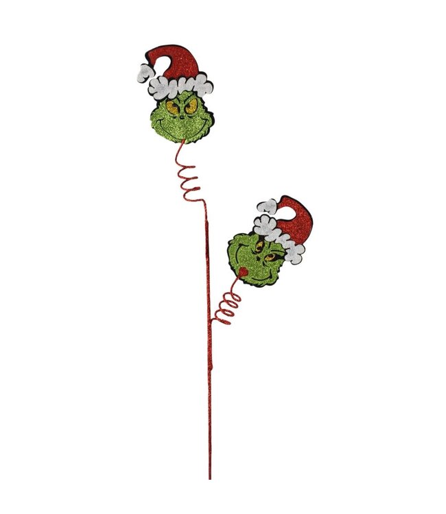Pic de Noël visage du Grinch | Une touche d’humour pour vos décors festifs