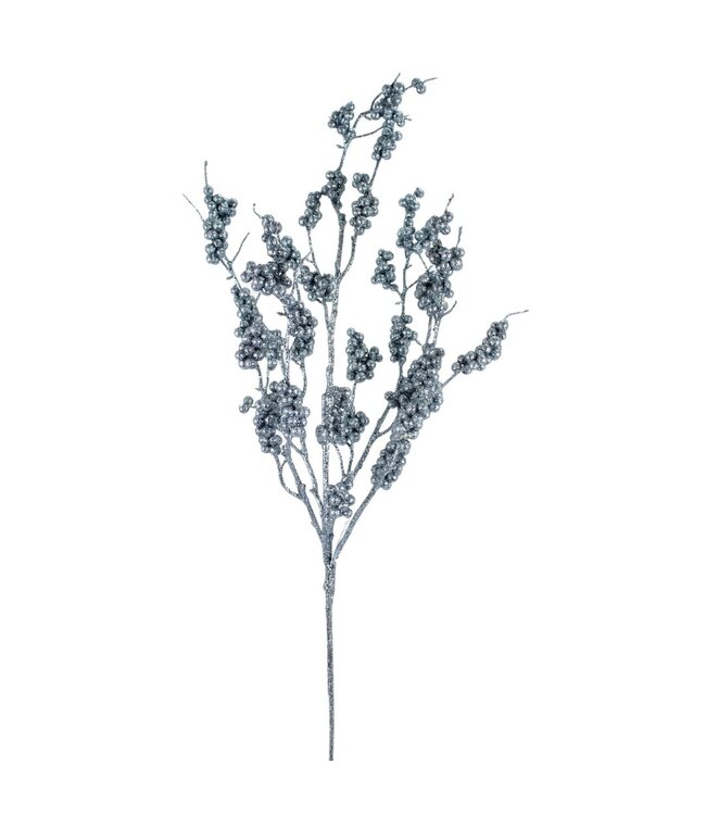 Branche de baies bleues brillantes | Une touche lumineuse et élégante