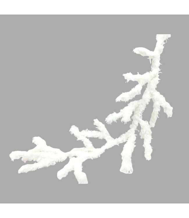 Guirlande de neige brillante | Décoration enneigée pour ambiance féerique