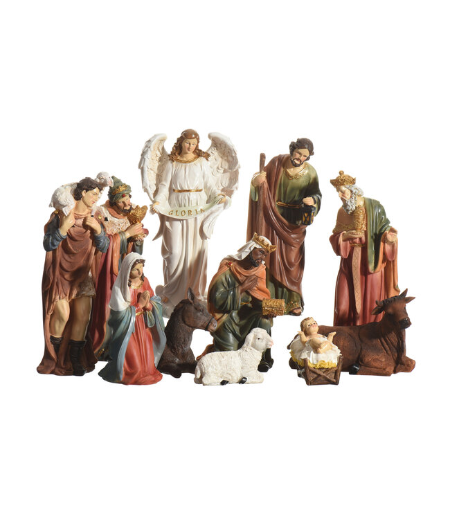 Ensemble de crèche de Noël | Douceur et tradition