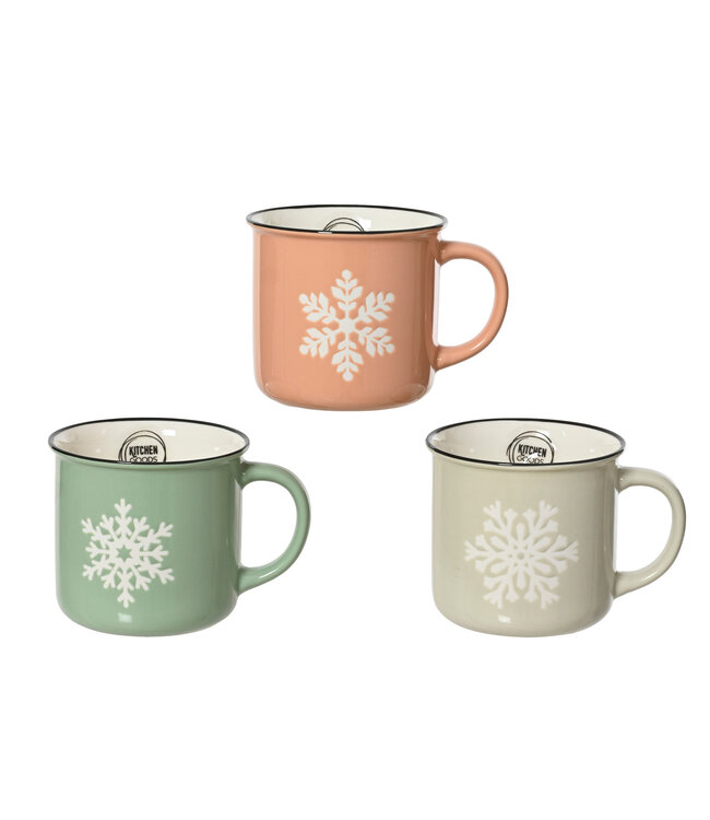 Tasse à café flocon | Élégance hivernale et douceur quotidienne