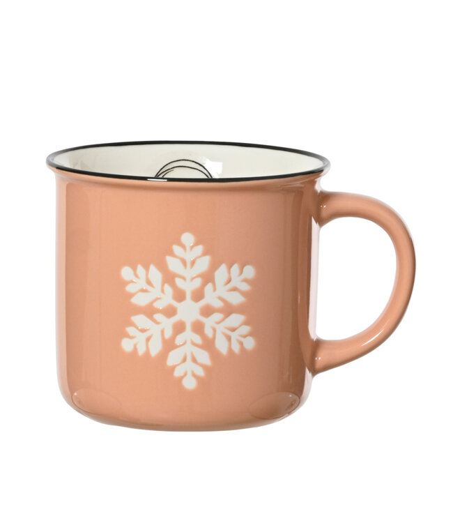 Tasse à café flocon | Élégance hivernale et douceur quotidienne