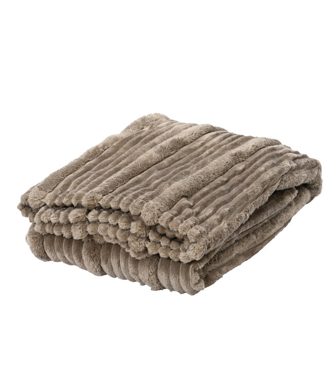 Couverture grise unie | Douceur et charme pour la maison