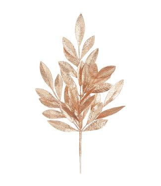 Tige de feuilles dorée