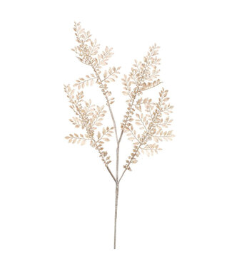 Branche feuilles métalliques rosé