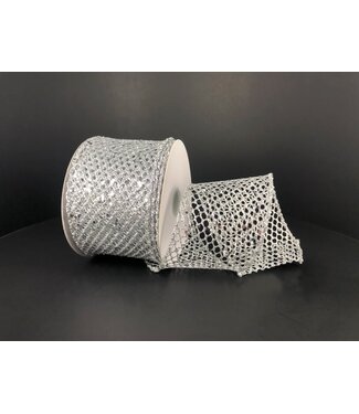 Ruban filet argent brillant Ruban filet argent brillant