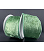 Ruban velours vert sauge