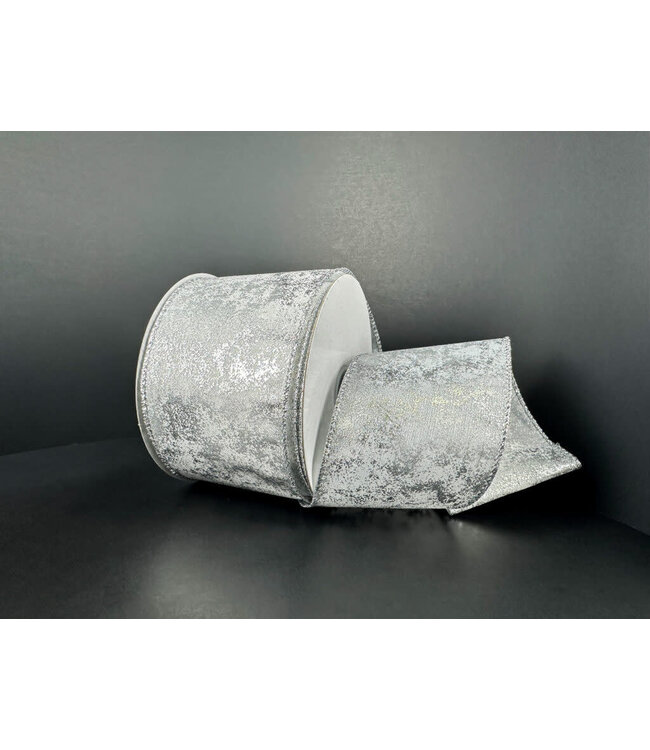 Ruban argent métallique | Décoration élégante