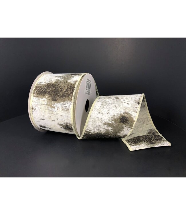 Ruban en lin brillant or | Éclat raffiné pour décorations de Noël