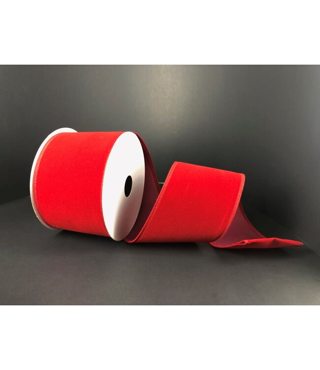 Ruban velours rouge foncé | Chaleur et élégance pour vos décorations