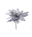 Tige de poinsettia argent