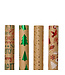 Papier d'emballage kraft (4 ass.)