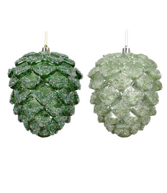 Cocotte verte suspendue (2 ass.)