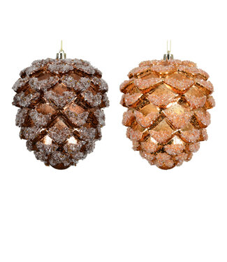 Cocotte brune suspendue (2 ass.)