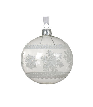 Boule en verre transparente