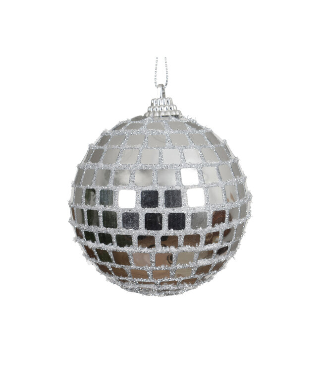 Boule disco en mousse | Décoration suspendue festive