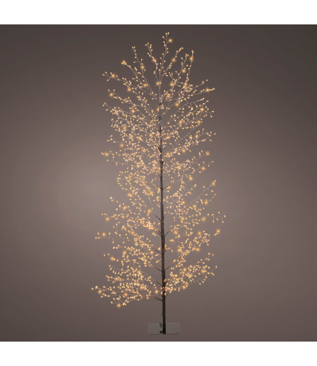 Arbre  LED 1775L blanc classique | Décoration extérieure pour la maison