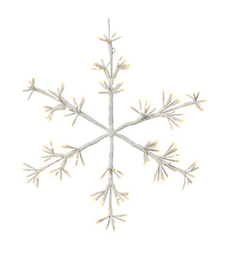 Flocon blanc illuminé LED